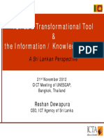 ICT As A Transformational Tool