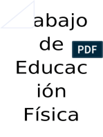 Trabajo de Educación Física