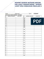 Daftar Antrian Pasien Bpjs