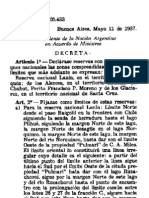 Ley 105433 1937 Reserva para La Formación Parque Nacional Lanin Alerces Perito Moreno Glaciares Argentina