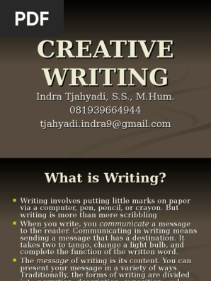 Creative Writing