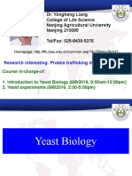 2016 Yeast Biology