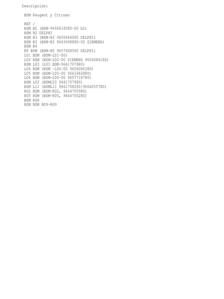 BSM | PDF