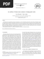 An Outline of Shear-Sense Analysis in High-Grade Rocks: Cees Passchier, Sara Coelho