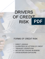Forms and Drivers of Credit Risk