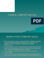 Thermal Comfort Indicies