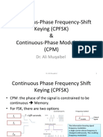 Continuous-Phase Frequency-Shift Keying (CPFSK)