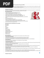 Requirements For Good Documentation Practice (GDP) - Pharmaceut