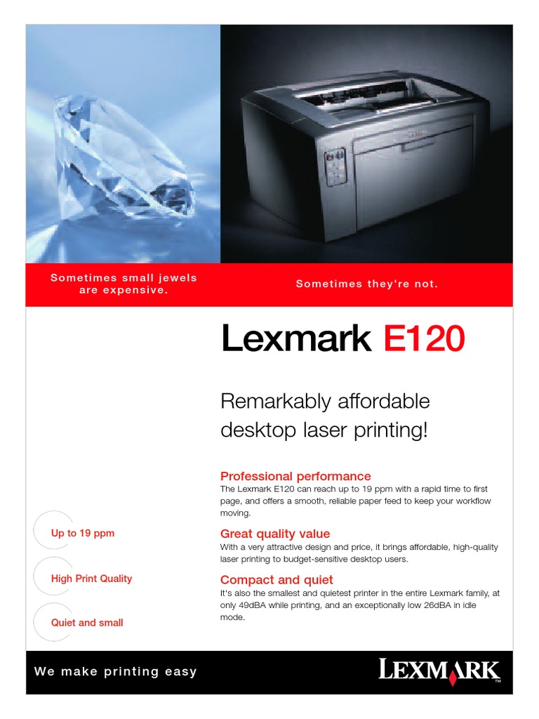 Lexmark E120 Printer Windows Server 2003