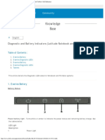 Diagnostic and Battery Indicators (Latitude Notebook and Tablet)