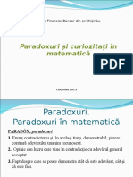 Paradoxuri În Matematica