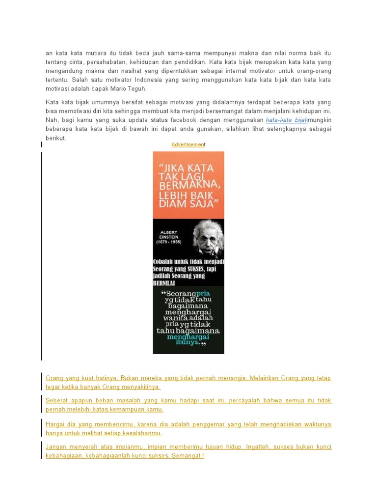 An Kata Kata Mutiara Itu Tidak Beda Jauh Sama