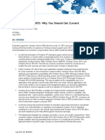 Windows Server 2003: Why You Should Get Current: White Paper