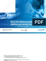 BANQUE MONDIALE – UNICEF, Revue des dépenses publiques relatives aux secteurs sociaux (résumé exécutif), Madagascar 