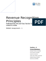 Summary On Revenue Recognition