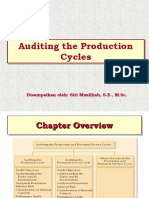 Auditing The Production Cycles: Disampaikan Oleh: Siti Muslihah, S.E., M.SC