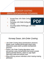 Job Order Costing