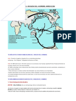 Mapa Del Origen Del Hombre Americano