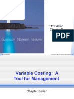 07 Variable Costing  = A Tool for Management