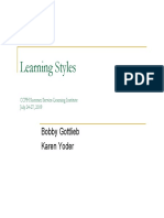 CCPH SLI Learning Styles and Service Learning Part 1 PDF