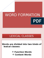 Word Formation - 1