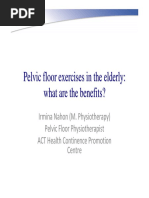 Pelvic Floor Exercises in the Elderly Irmina Nahon1