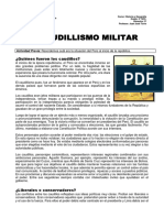 Ficha Caudillismo Militar