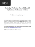 Paralleling Cts For Line Differential Protection