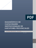 Diagnósitico de Capacidades Institucionales - Tucumán