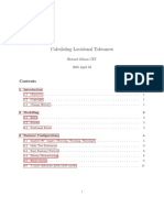 Tolerances