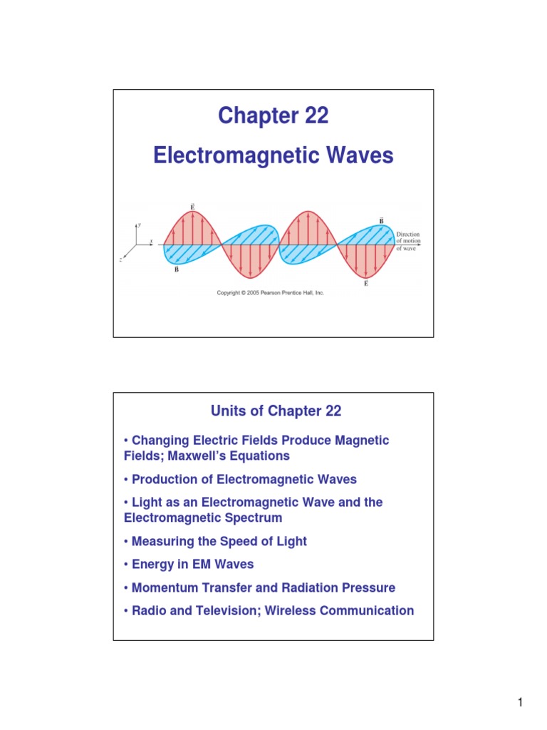 Energy and Momentum in EM Waves | PDF | Electromagnetic Radiation | Waves