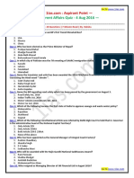 C Affairs Quiz 4 Aug PDF