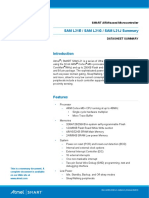 Atmel 42385 SAM L21 - Datasheet - Summary PDF