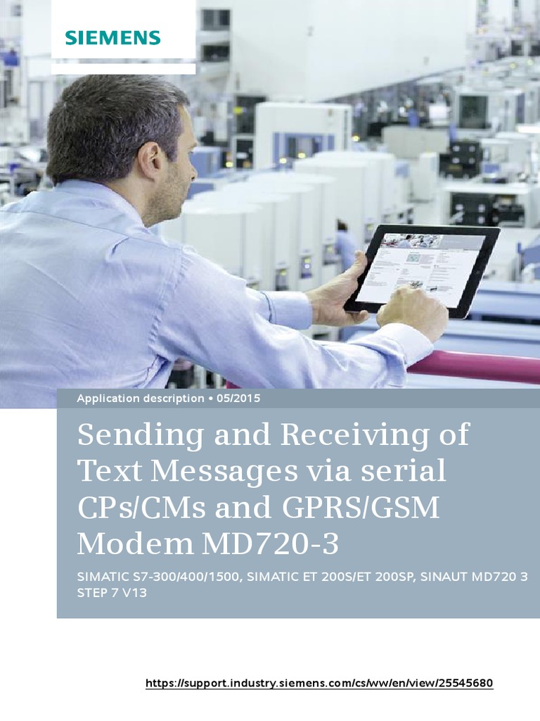SMS Communication with MD720-3 | PDF | Short Message Service | Gsm