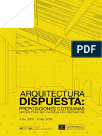 Arquitectura Dispuesta Preposiciones Cotidianas Mediomundo Madrid QR