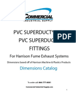 PVC Duct Dimensions