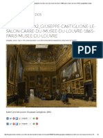 1502974 6 20a2 Giuseppe Castiglione Le Salon Carre Du Musee Du Louvre 1865 Paris Musee Du Louvre %% Lavagne&Asociados