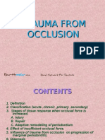 Trauma From Occlusion Perio