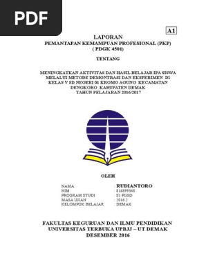 Laporan Pkp Ut Terbaru Siap Jilid