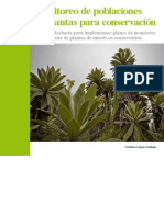 Monitoreo de Las Poblaciones de Plantas para La Conservación PDF