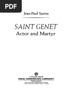 Download Jean paul Sartre  Saint Genet Actor and Martyr by Lauren Hidden SN321995642 doc pdf