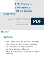 Charla 2.2 - Datos en Formatos Abiertos y Publicación de Datos Abiertos - UNDESA_DPADM