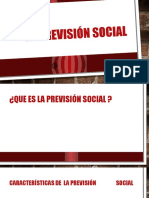 La Previsión Social