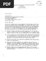 Texas Letter of Agreement of Aquifer Exemptions