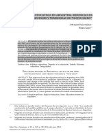 Feldfeber y Gluz Las Políticas Educativas en Argentina Herencias de Los 90 Contradicciones y Tendencias de Nuevo Signo1