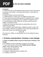 Características de Um Bom Soldado