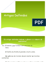 Artigos Definidos