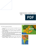 Subject:Physical Planning (09arc 7.3) Title: Human Settlements - 1