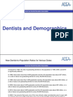 Dentists and Demographics: American Dental Education Association