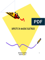 Defecte in Masini Electrice